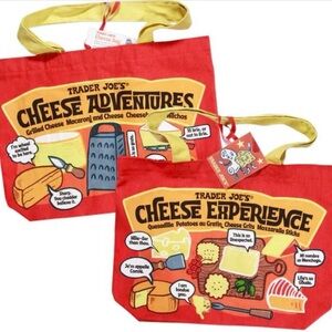 🆕 Trader Joe's Cheese Adventures Tote Bag
